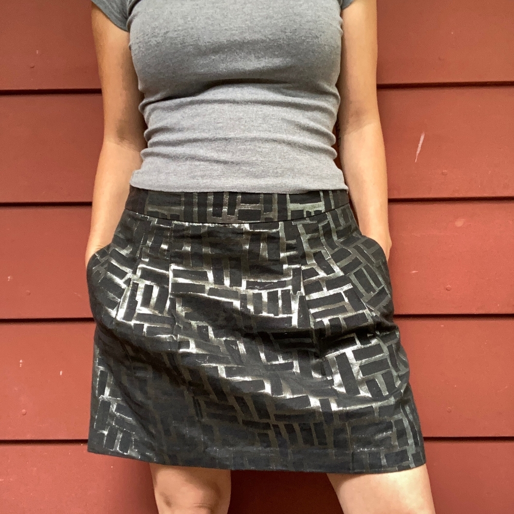 Banana Republic Factory Metalic Skirt